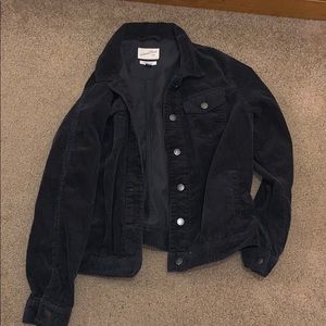 Black denim jean jacket